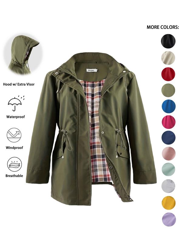 DENA™ - Lightweight Hooded Trench Coat for Casual Outings