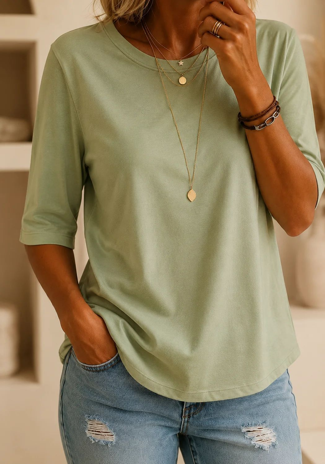 Alice | Soft And Simple Everyday Casual Top
