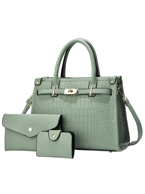 Bella Borsa - Crocodile Embossed Crossbody Bag