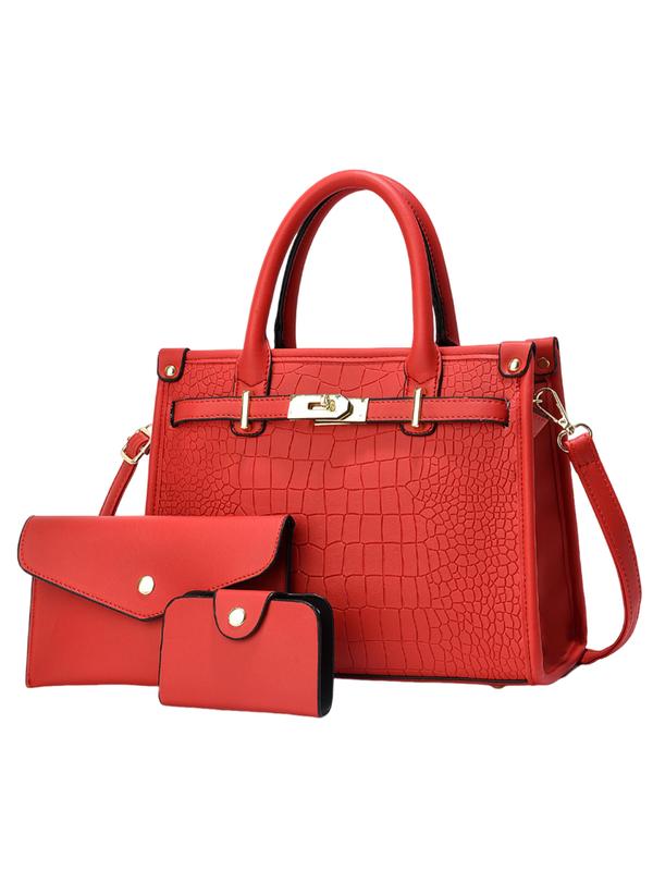 Bella Borsa - Crocodile Embossed Crossbody Bag