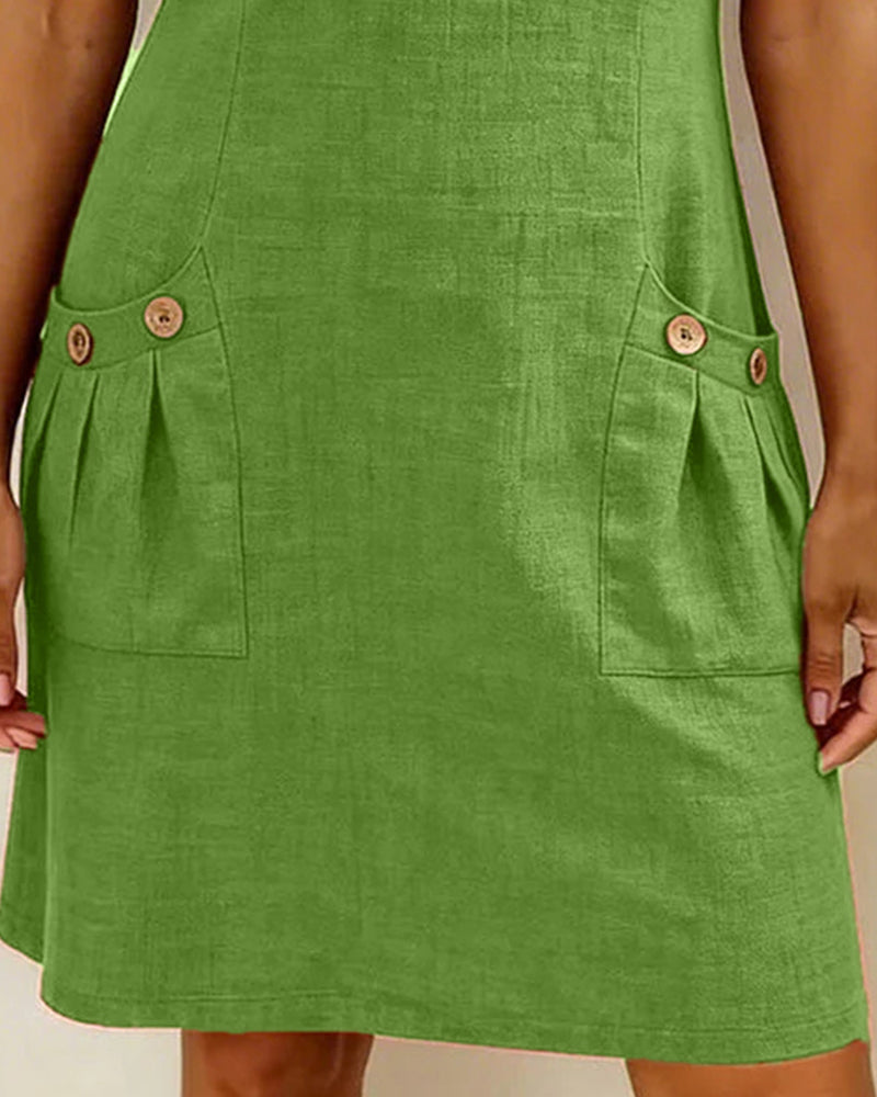 Cassiana™ | Cotton dress with zipper