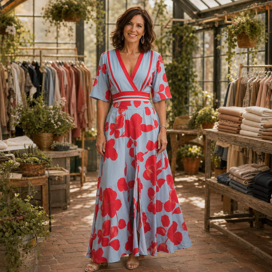 Layla™ | Elegant Viscose Dress
