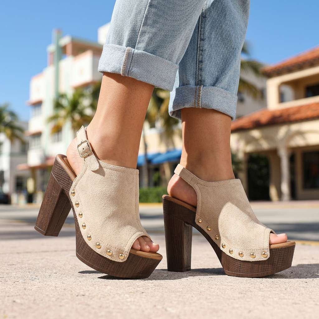 Vanessa | Open Toe Heels