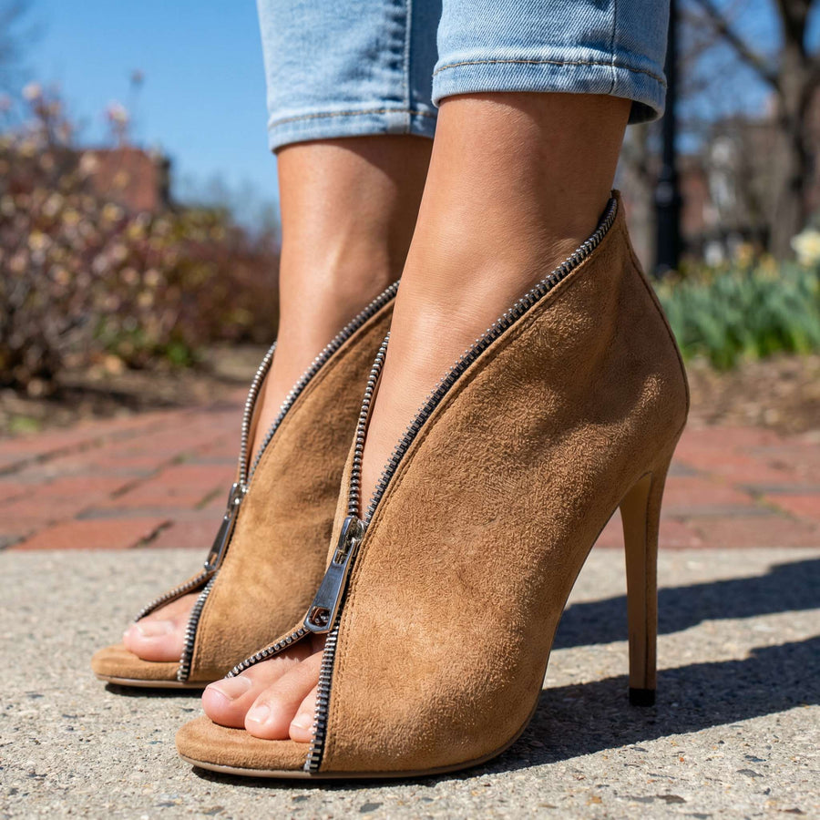 Scarlett | Zipper Heels