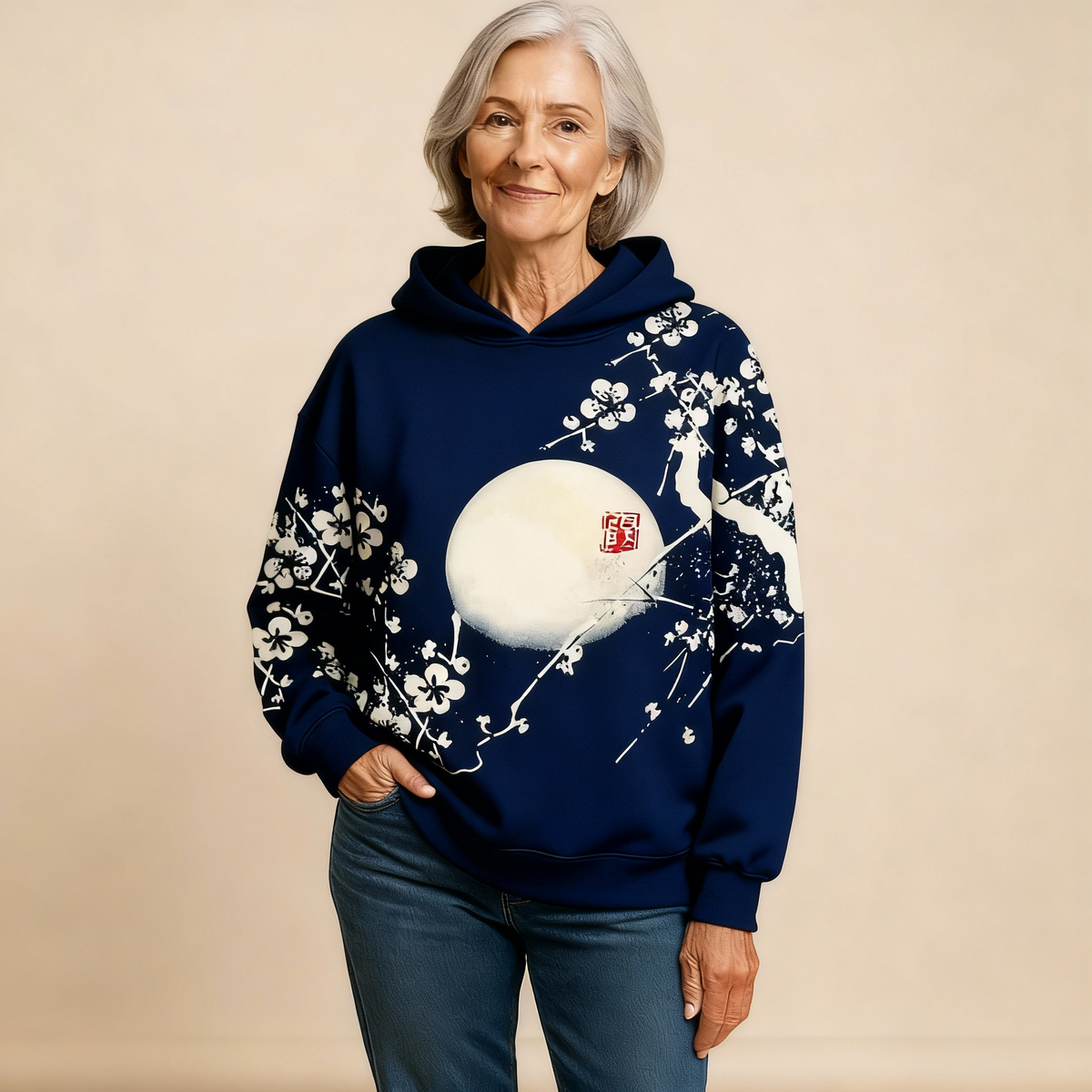 Ottilie | Blossom Print Hoodie