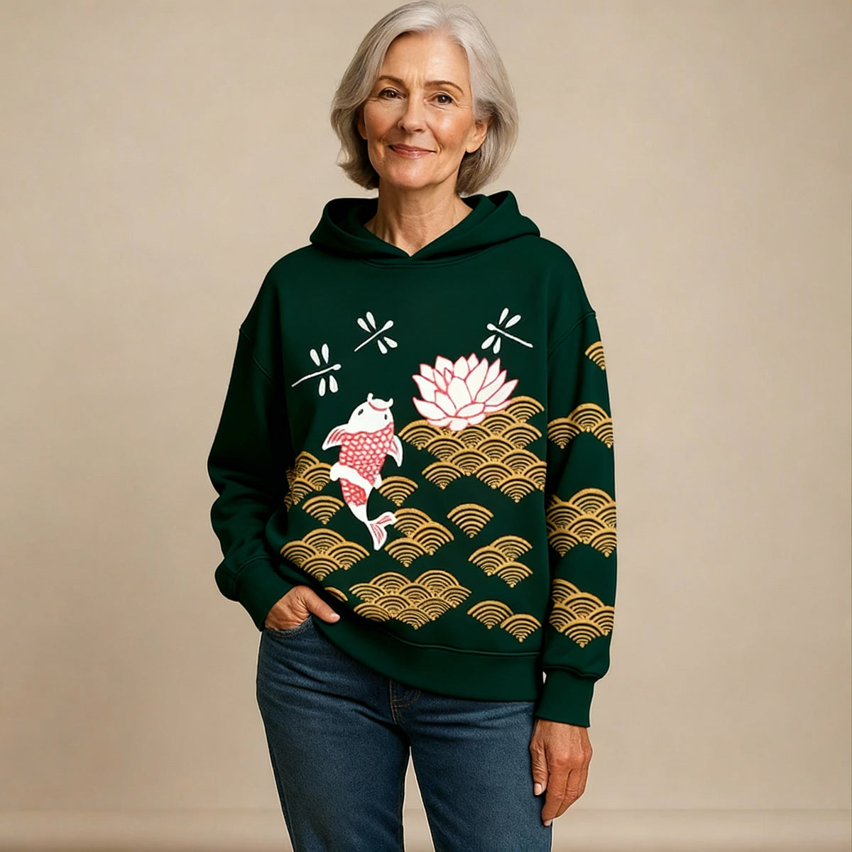 Ottilie | Blossom Print Hoodie