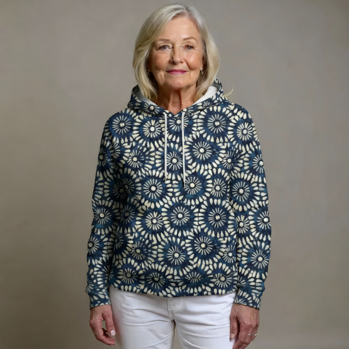 Anneliese | Floral Print Hoodie