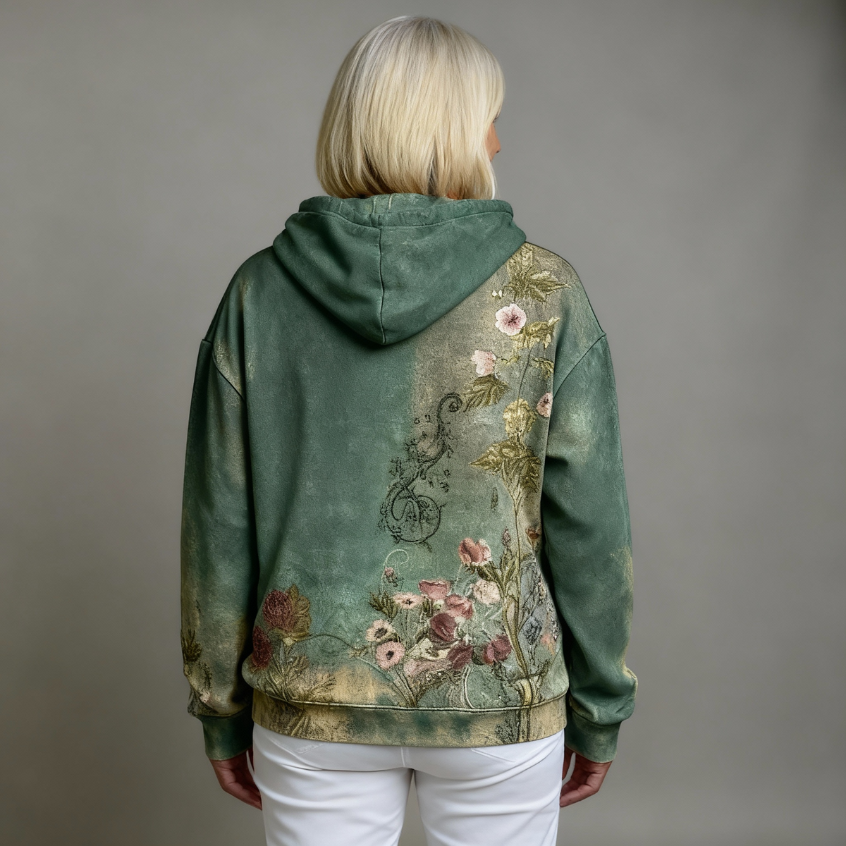 Ophelia | Botanical Oversized Hoodie