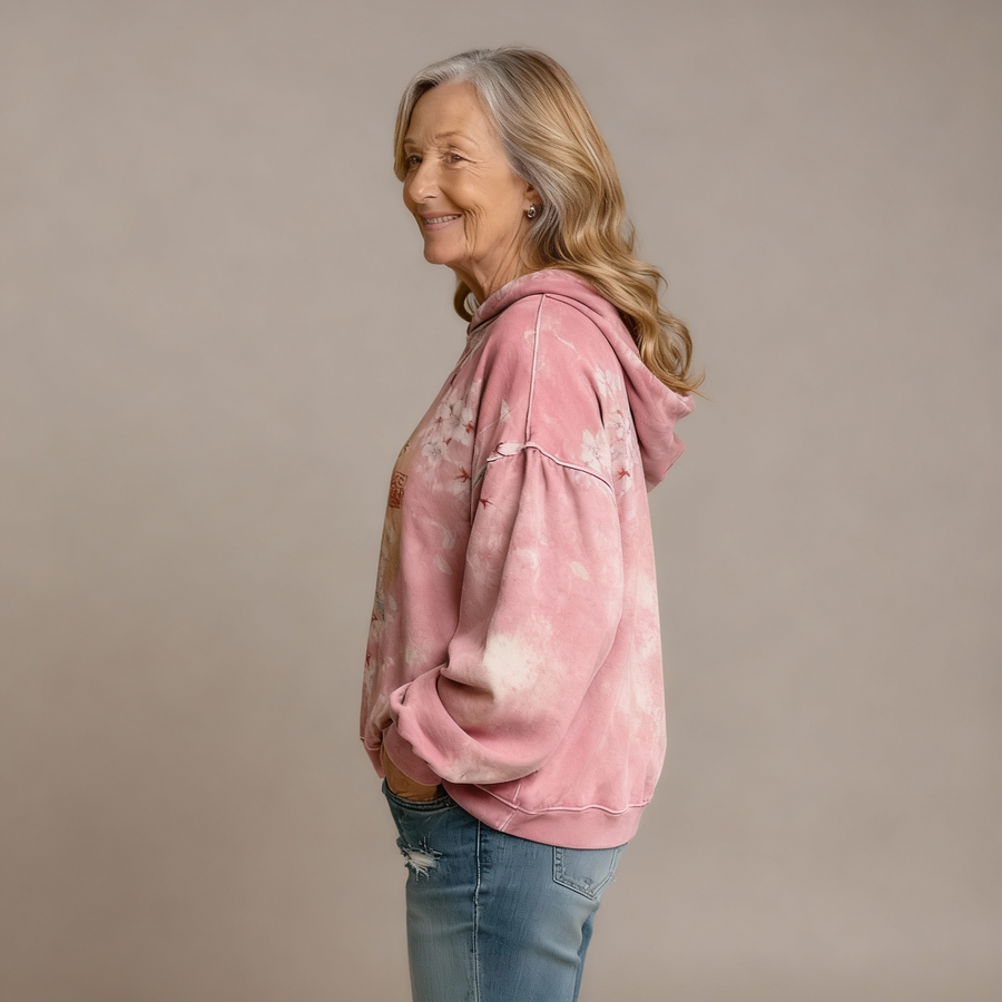 Amelia | Relaxed Fit Blossom Hoodie