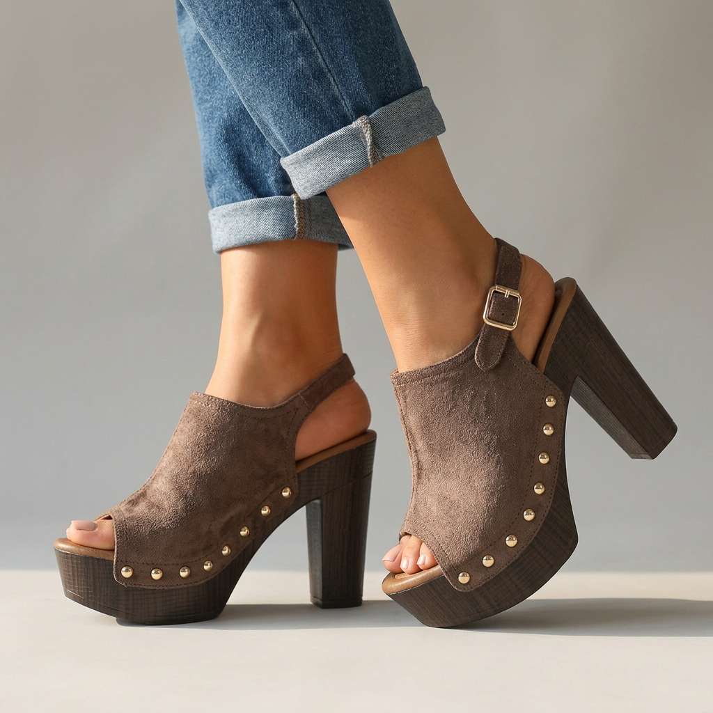 Vanessa | Open Toe Heels
