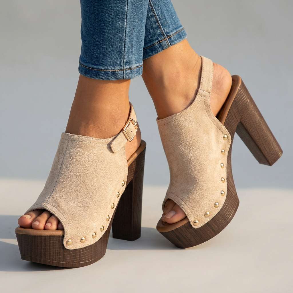 Vanessa | Open Toe Heels