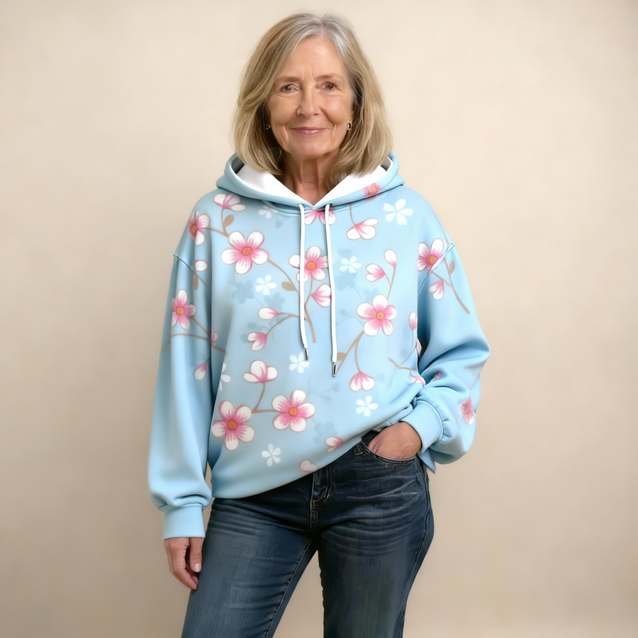 Blair | Blossom-Print Hoodie