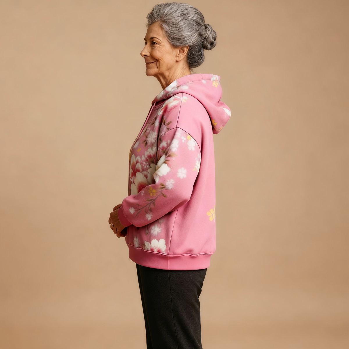 Noelle | Relaxed Floral Hoodie