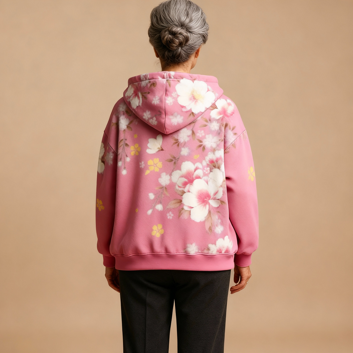 Noelle | Relaxed Floral Hoodie