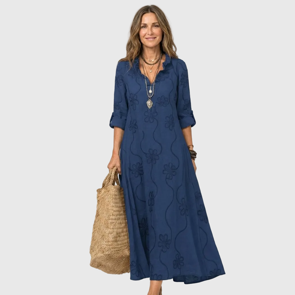 Emma™ | Relaxed Shirt Midi Dress