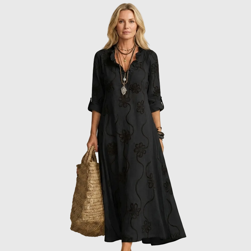 Emma™ | Relaxed Shirt Midi Dress