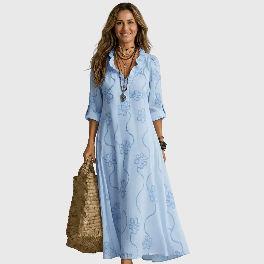 Emma™ | Relaxed Shirt Midi Dress