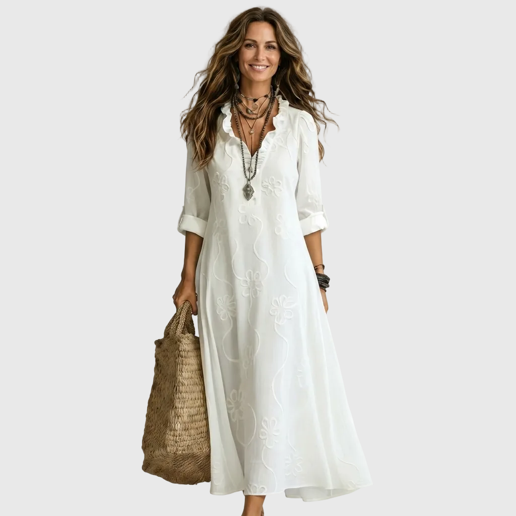 Emma™ | Relaxed Shirt Midi Dress