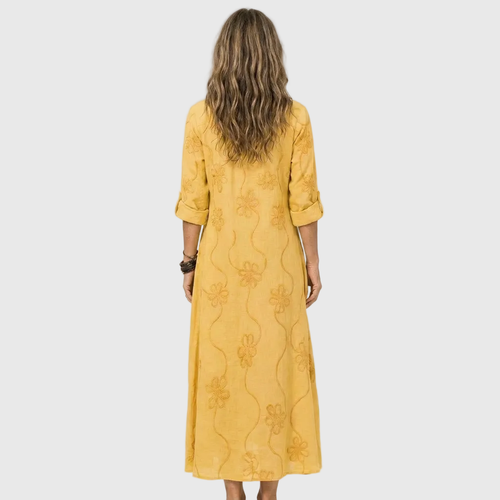 Emma™ | Relaxed Shirt Midi Dress