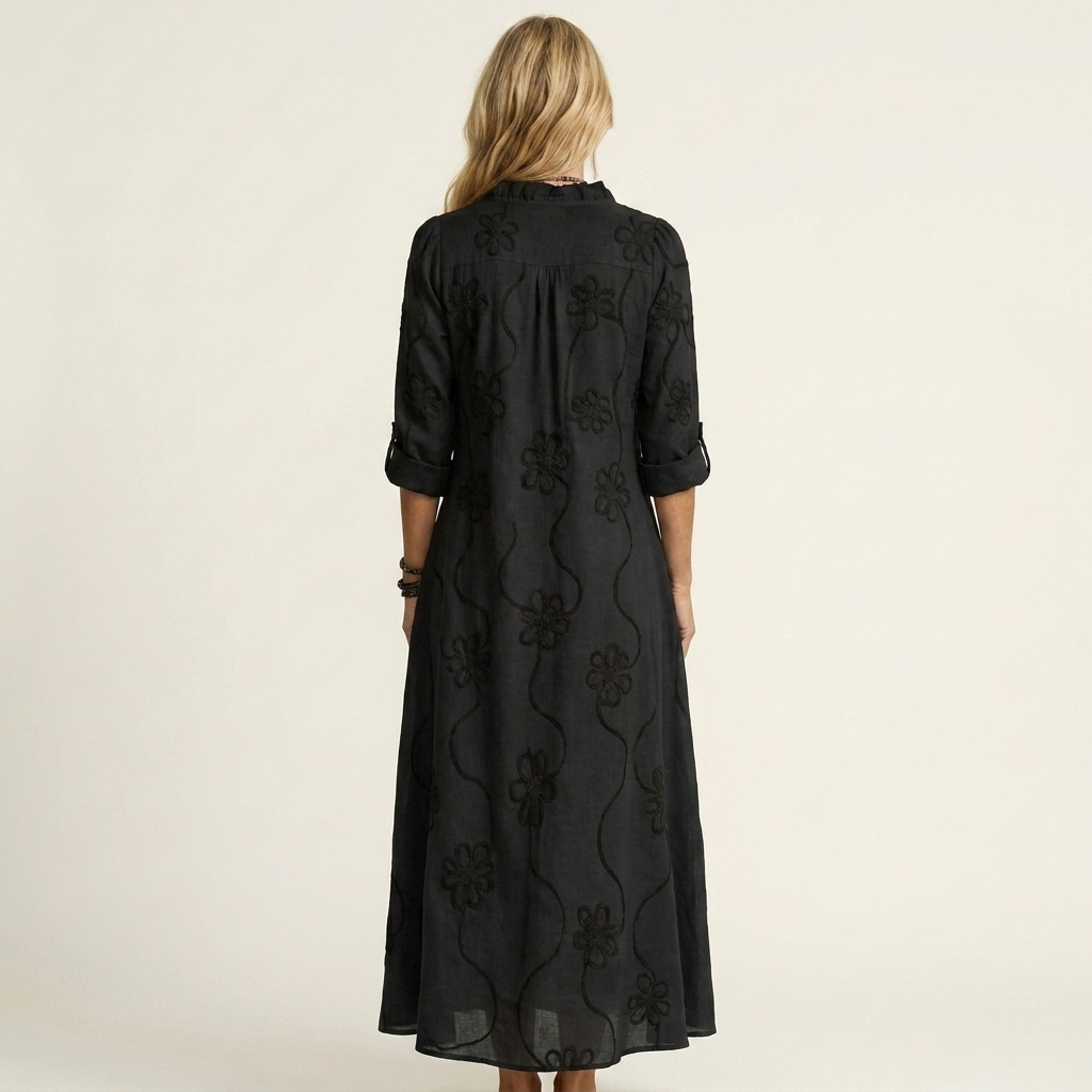 Isabel™ | Elegant airy embroidered summer dress