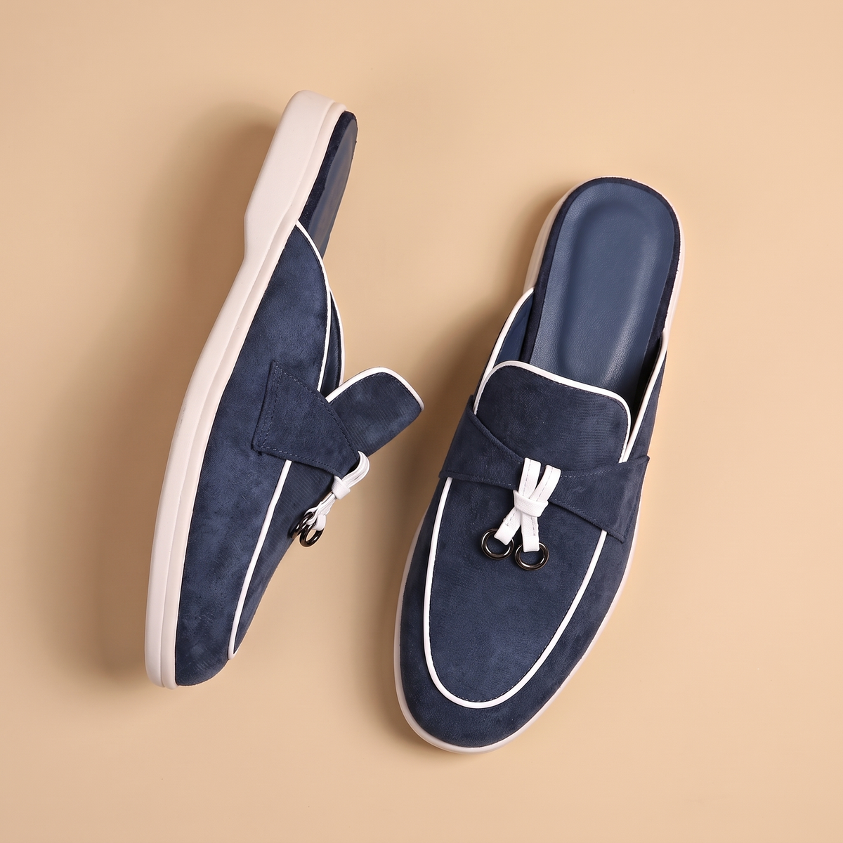 Delphina™ | Suede Slip On Mule Loafers
