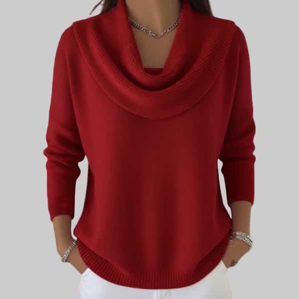 Yael | Soft Cowl Neck Sweater