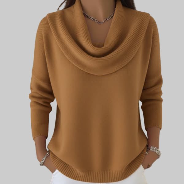 Soft Cowl Neck Sweater