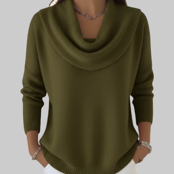 Yael | Soft Cowl Neck Sweater