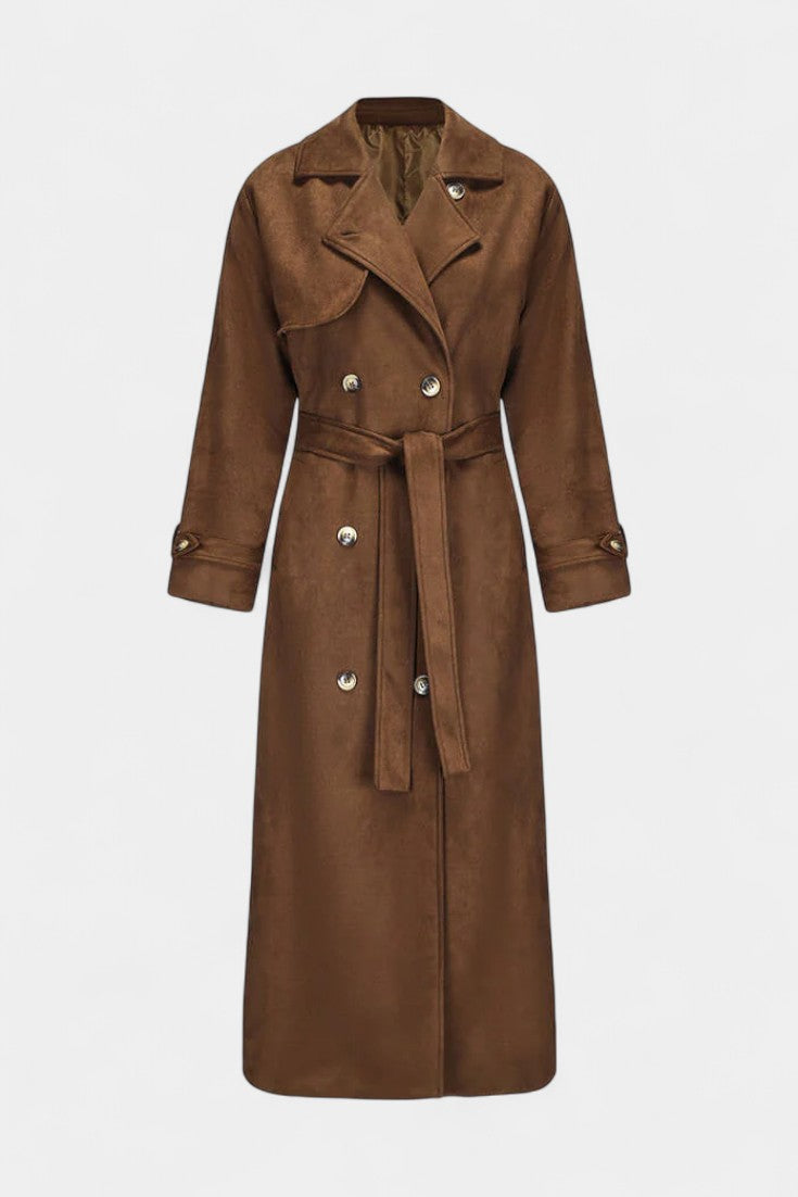 Winifred | Belted Longline Trench Coat