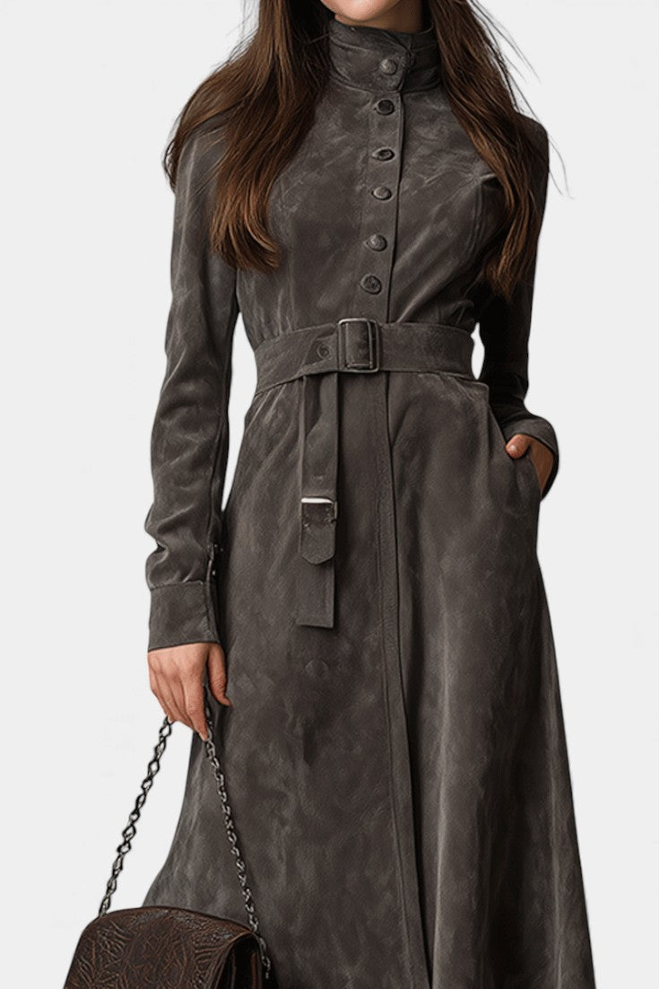 Rosalind | Belted Long-Line Coat
