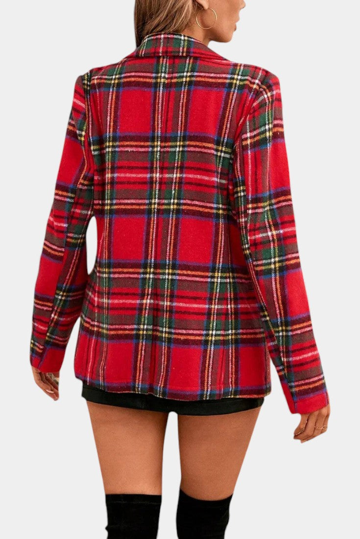 Clara | Tailored Checkered Blazer