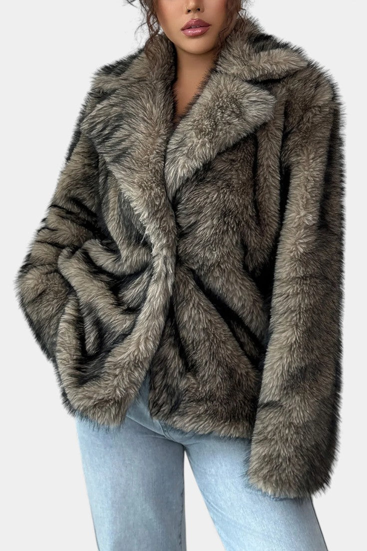 Liana | Plush Statement Coat