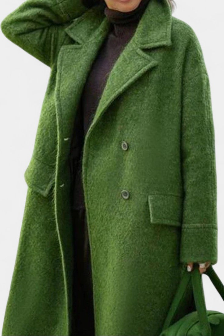 Winona | Oversized Double-Breasted Long Coat