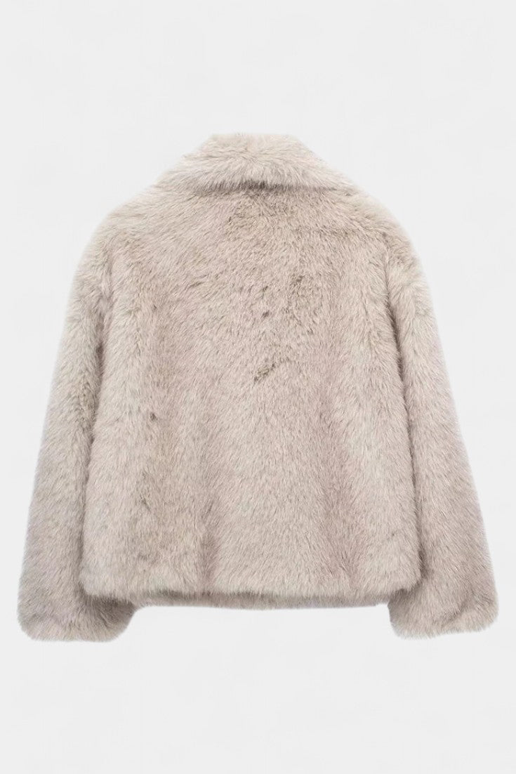Adelina | Statement Collar Oversized Coat