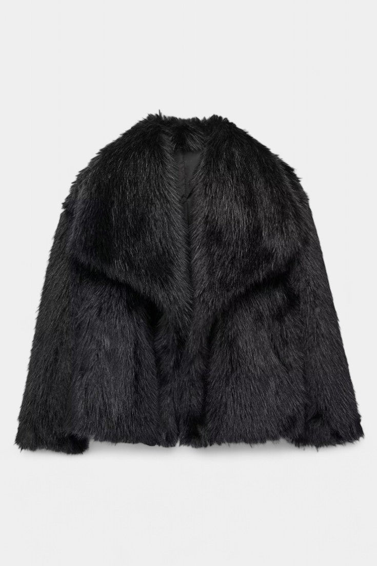 Adelina | Statement Collar Oversized Coat