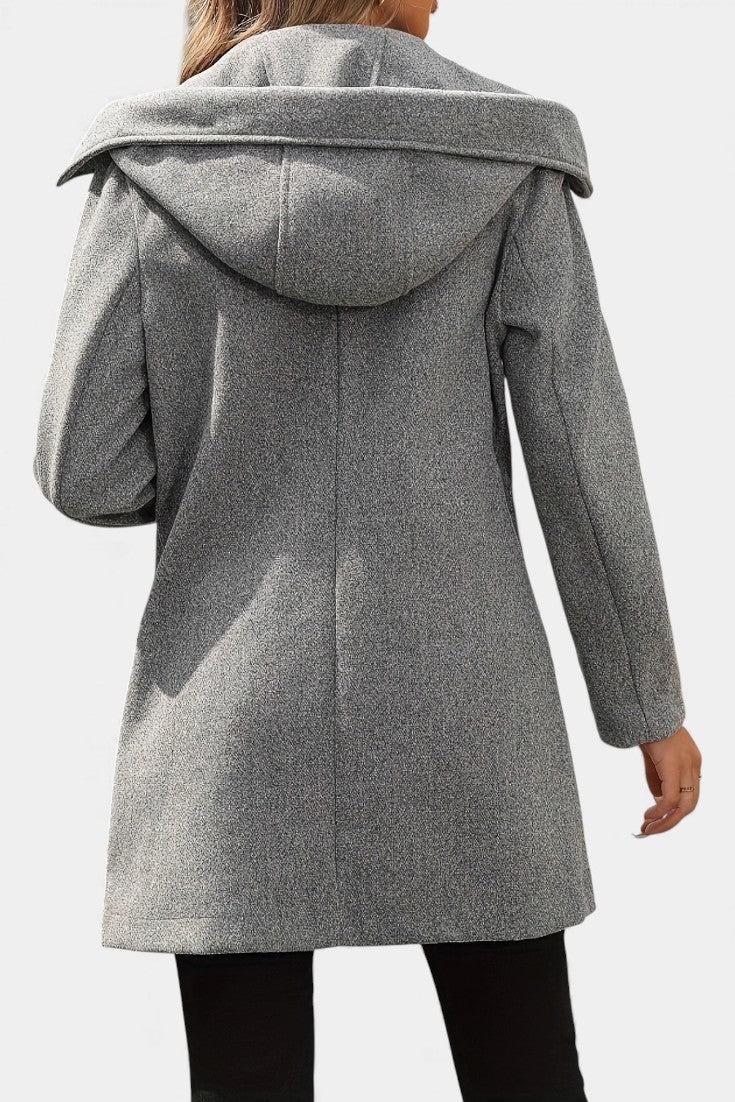 Beatrix | Double-Breasted Hooded Coat