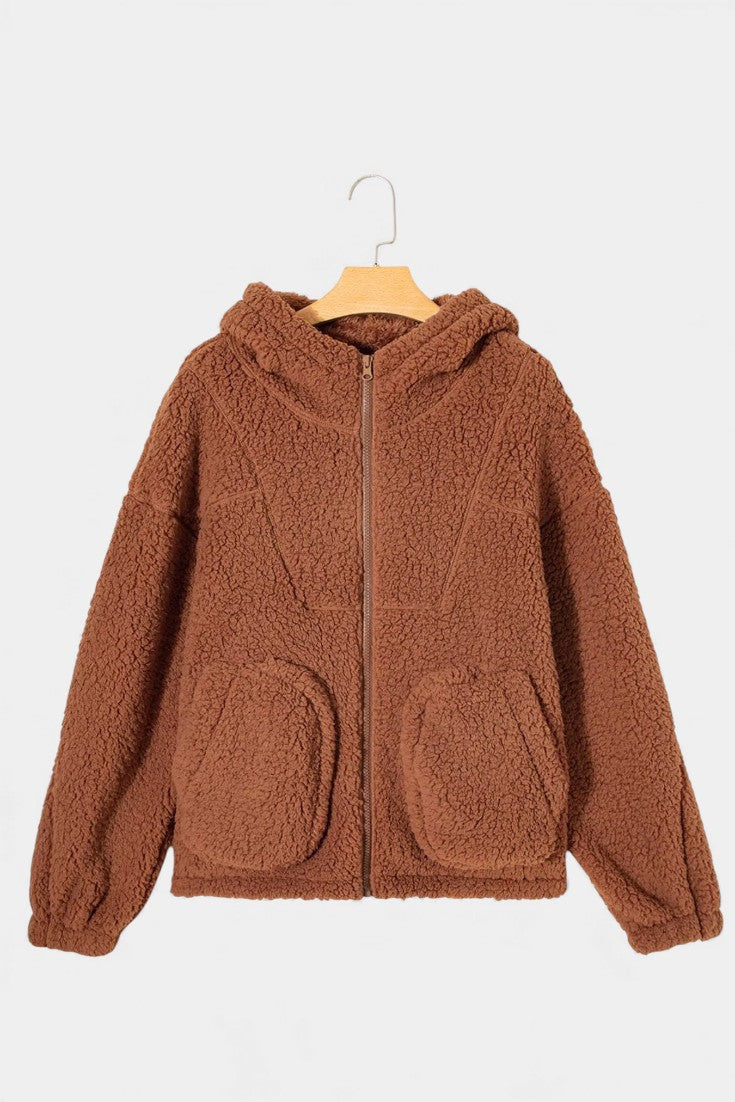 Elsie | Cozy Hooded Zip Jacket