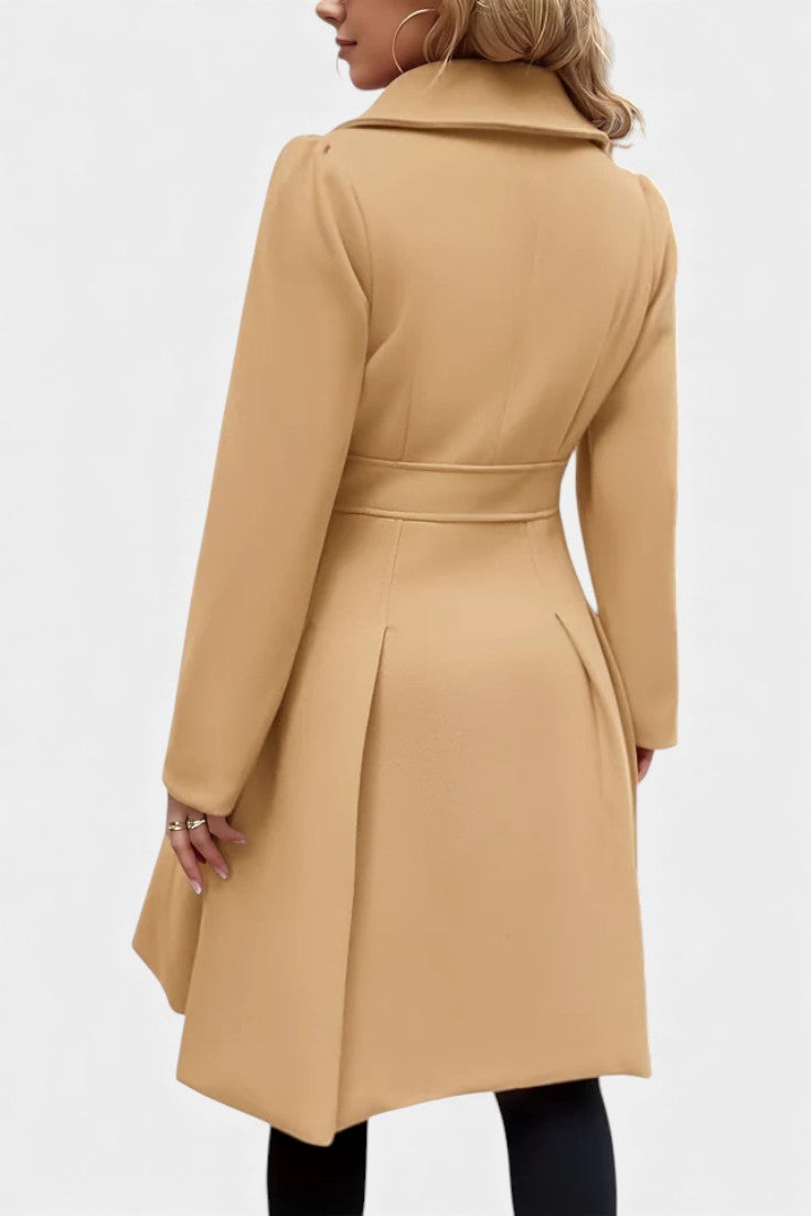 Annalise | Flared Double-Breasted Coat
