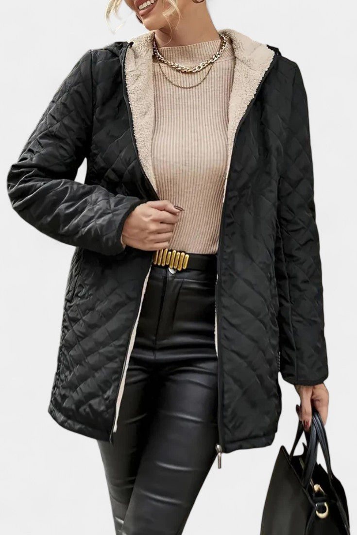 Aurelia | Cozy Hooded Quilted Jacket