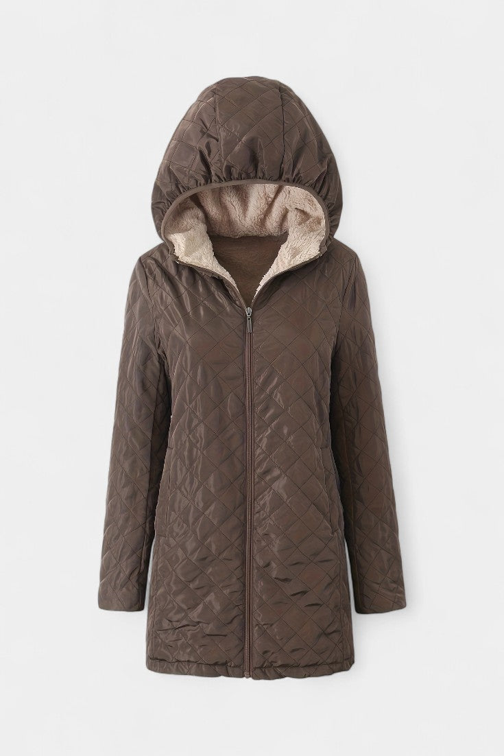 Aurelia | Cozy Hooded Quilted Jacket