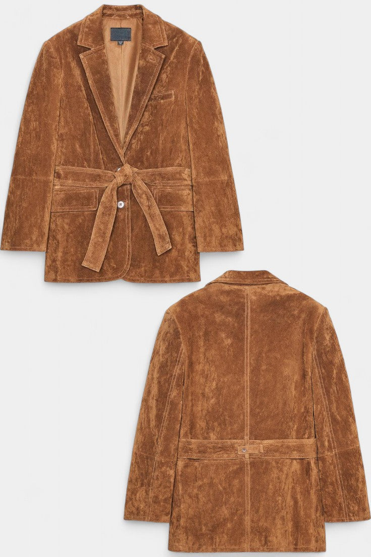 Wren | Tie-Waist Tailored Blazer