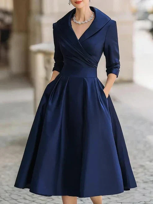 Georgia™ | Elegant Satin Dress
