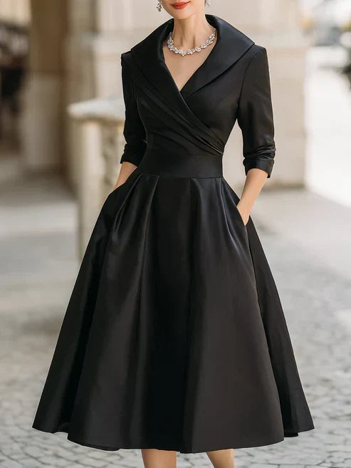 Georgia™ | Elegant Satin Dress