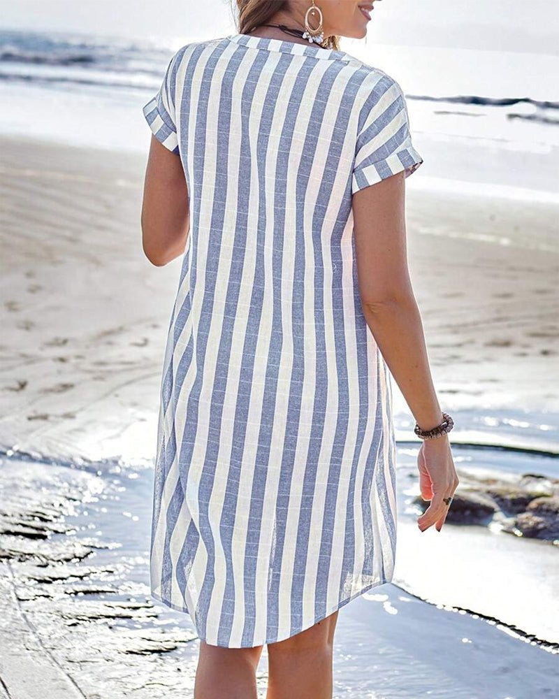 Hagar™ | Striped Shirt Dress