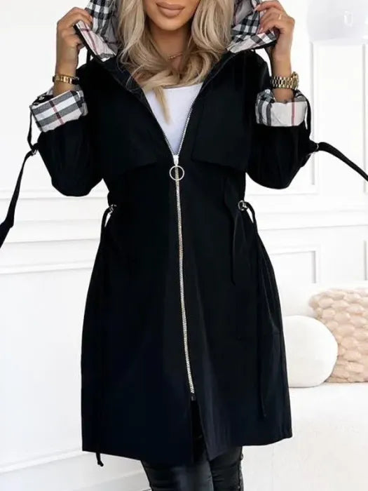 Karin | Hooded Utility Trench Coat
