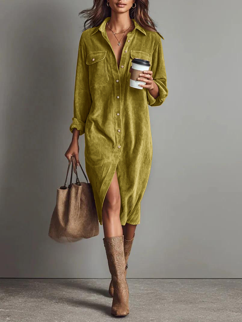 Aurovia | Chic Flared Hem Dress