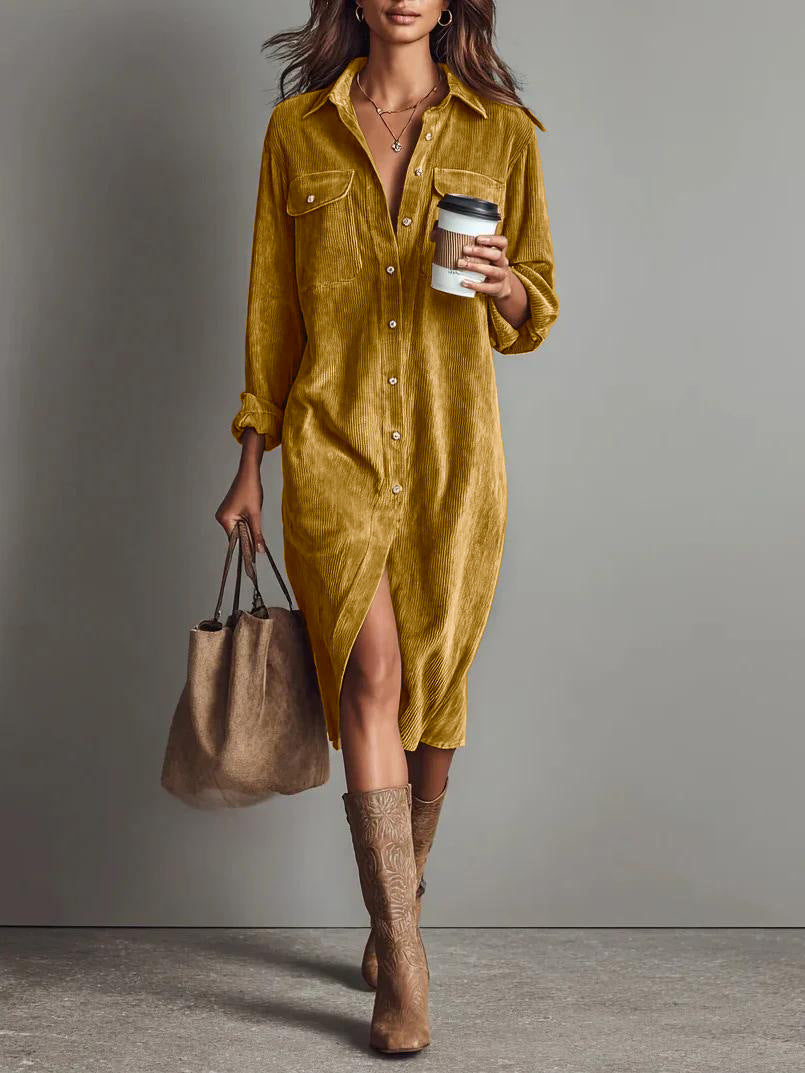 Aurovia | Chic Flared Hem Dress