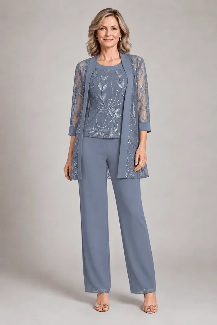 Formal Chiffon Pant Suit for Mother of the Bride