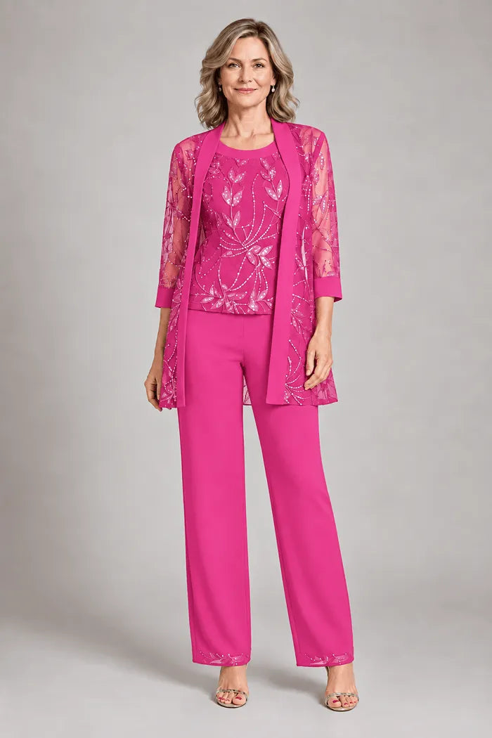 Formal Chiffon Pant Suit for Mother of the Bride