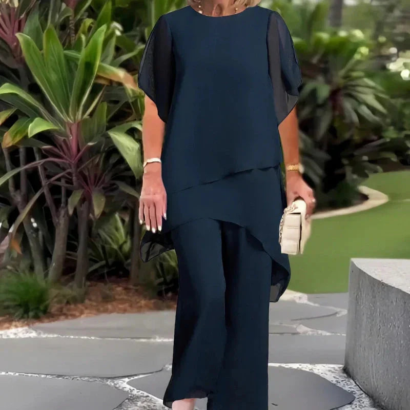Beverly™ - Elegant Asymmetrical Two Piece Set